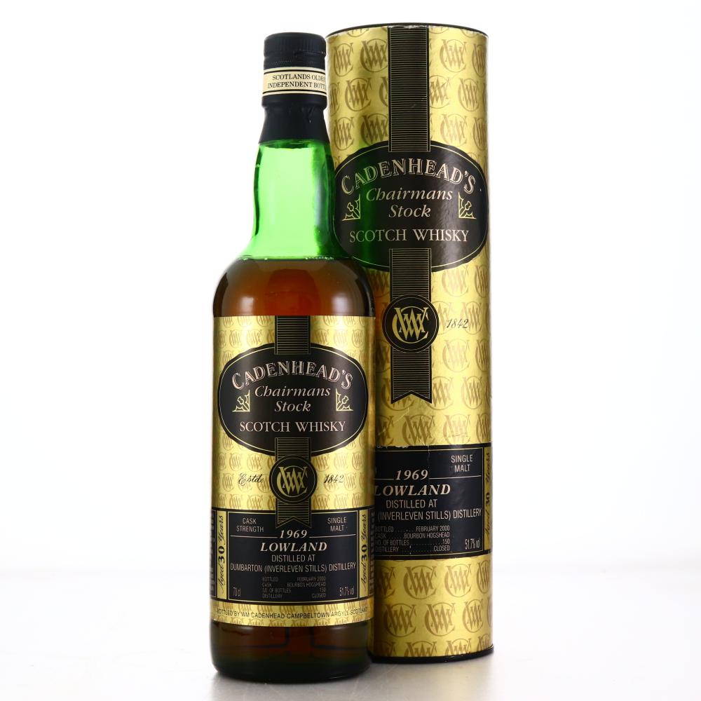 Dumbarton 1969 Cadenhead's 30 Year Old Chairman's Stock