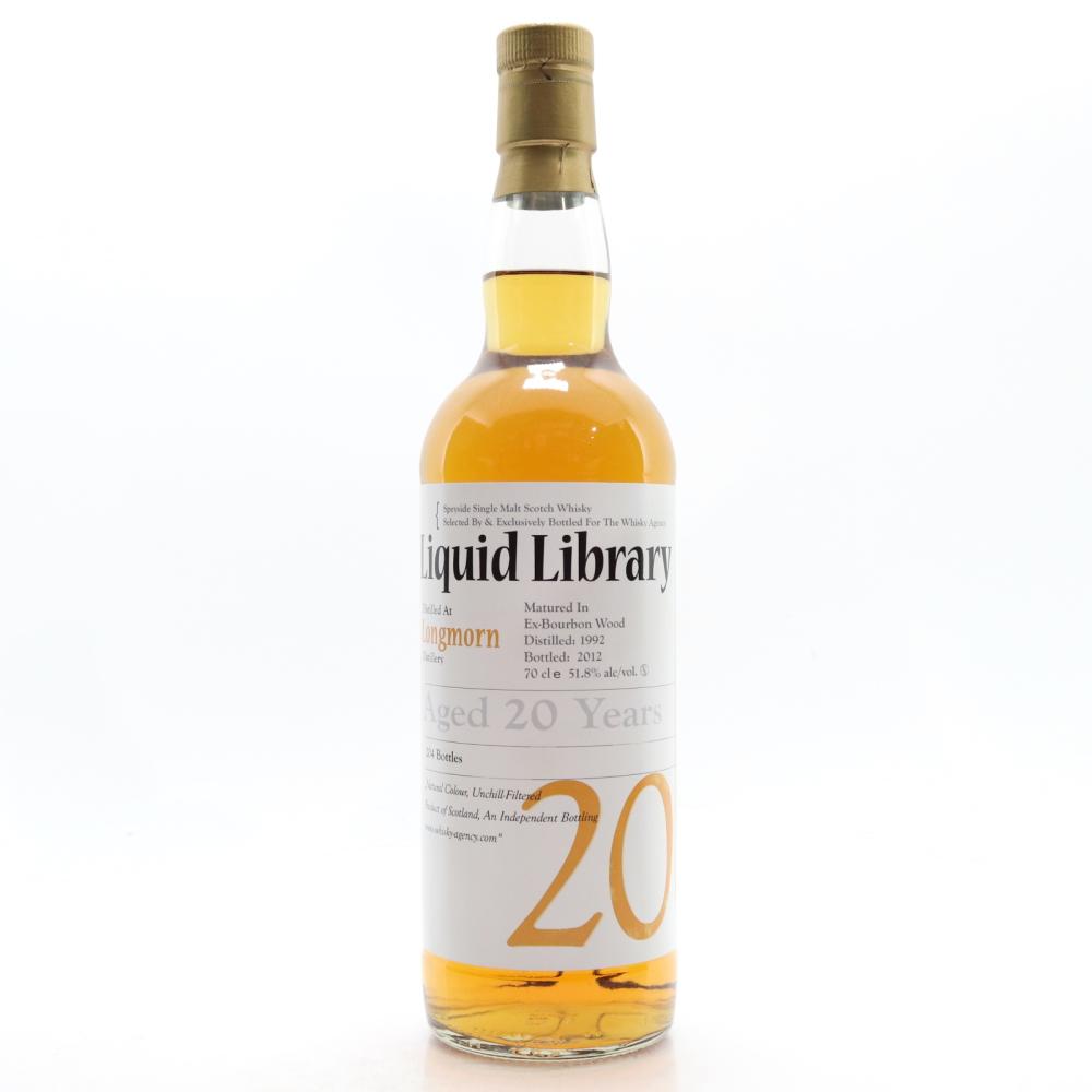 Longmorn 1992 Whisky Agency 20 Year Old / Liquid Library 