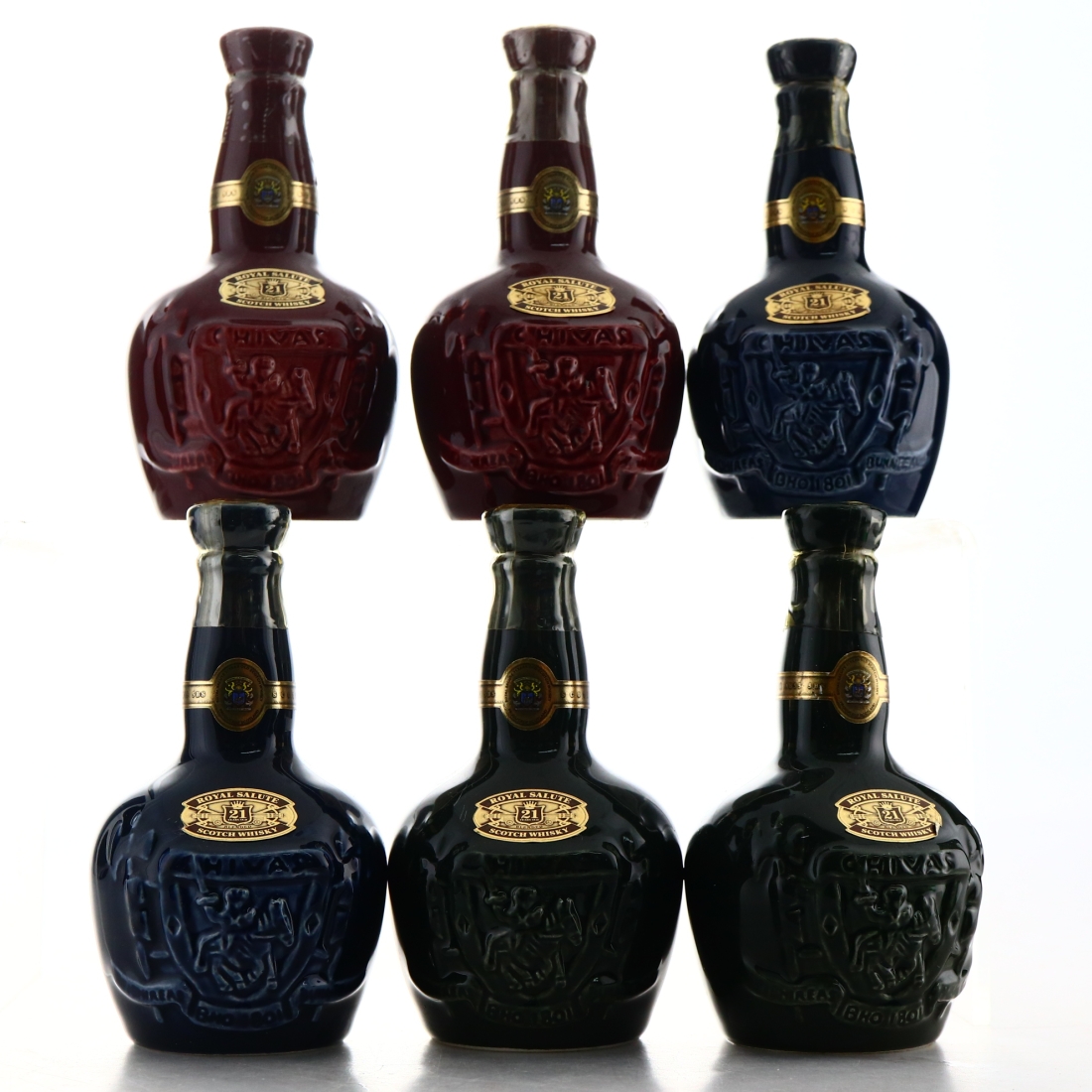 Chivas Royal Salute 21 Year Old Miniature x 6