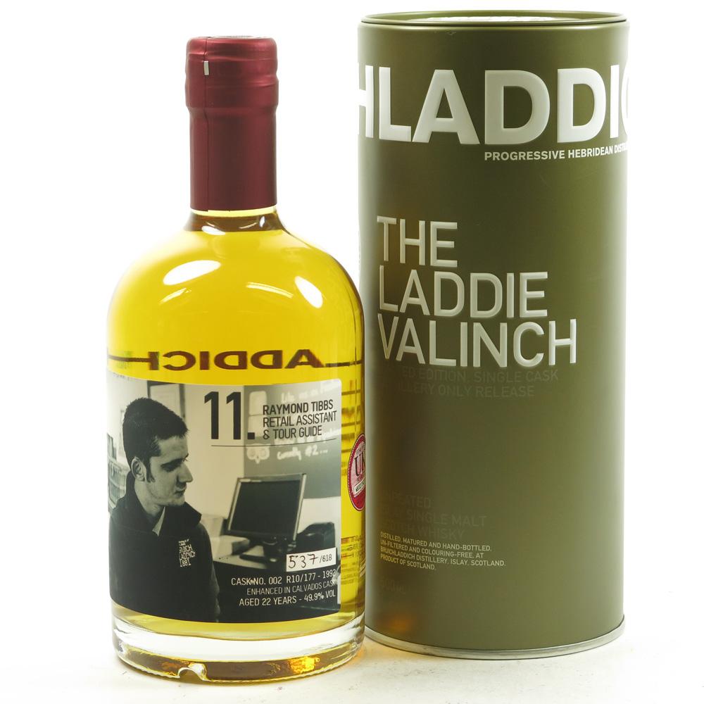 Bruichladdich 1992 Raymond Tibbs 22 Year Old Valinch