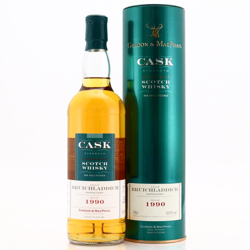 Bruichladdich 1990 Gordon and MacPhail Cask Strength