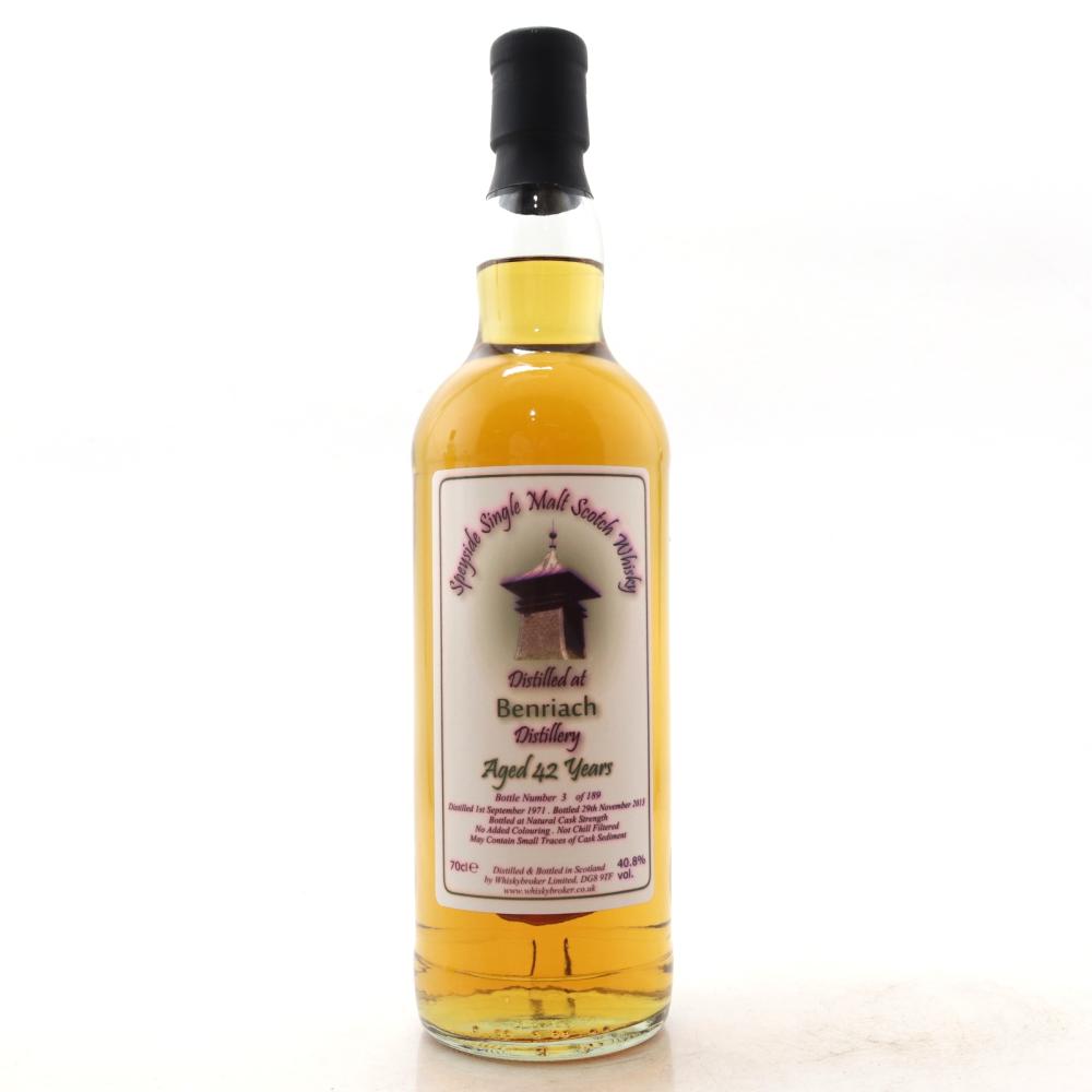 Benriach 1971 Whisky Broker 42 Year Old