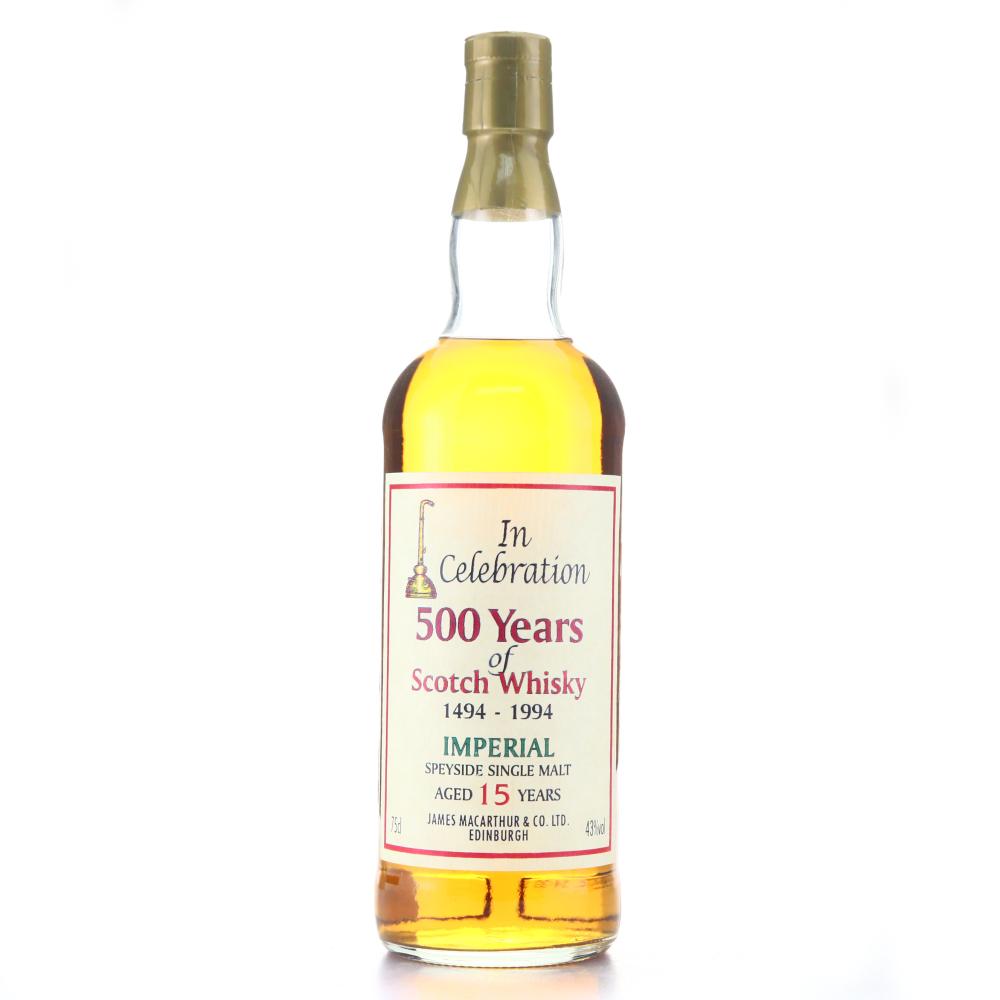 Imperial 15 Year Old James MacArthur 500 Years Of Scotch Whisky