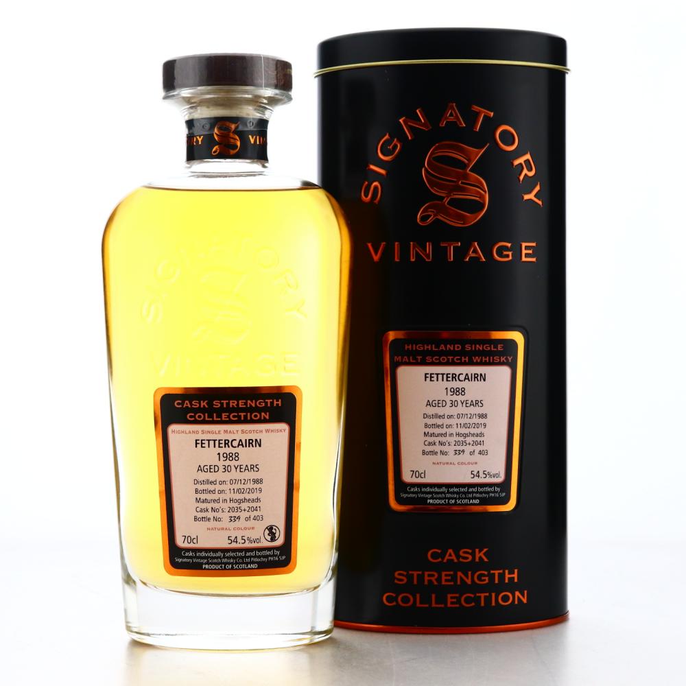 Fettercairn 1988 Signatory Vintage 30 Year Old Cask Strength
