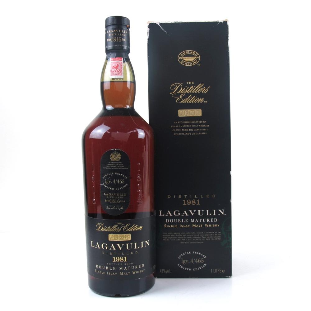 Lagavulin 1981 Distillers Edition 1 Litre