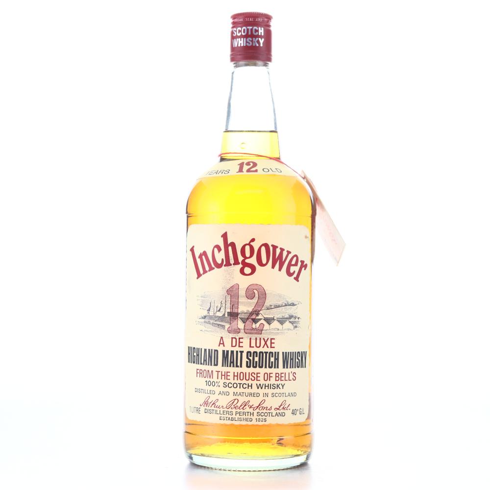 Inchgower 12 Year Old De Luxe 1 Litre 1980s
