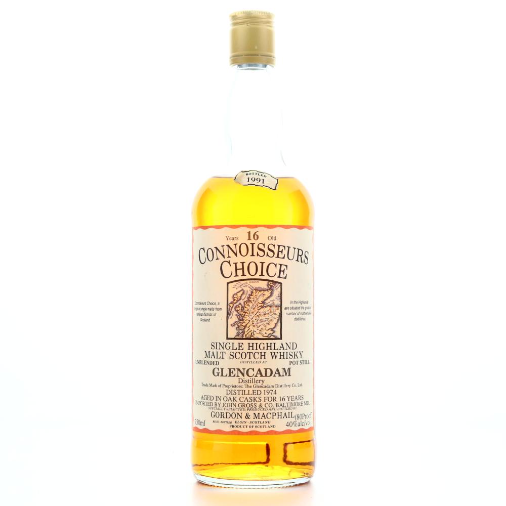 Glencadam 1974 Gordon and MacPhail 16 Year Old 75cl / US Import