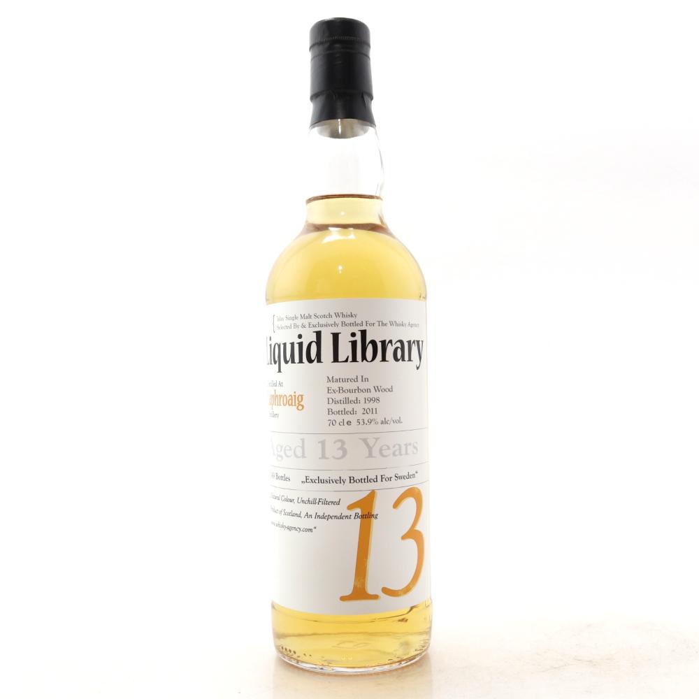 Laphroaig 1998 Whisky Agency 13 Year Old / Liquid Library - Sweden Exclusive