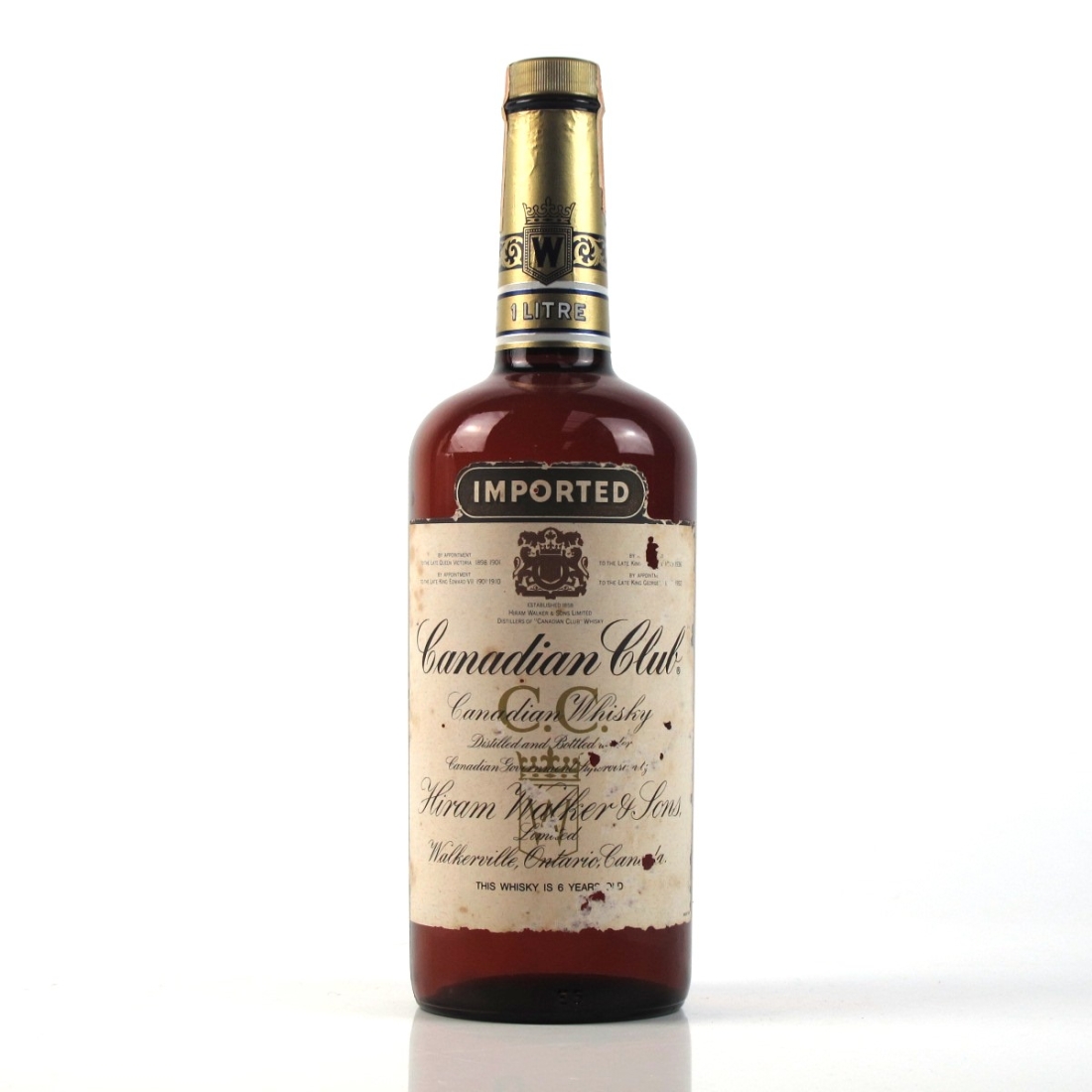 Seagram's Crown  1964年製 VINTAGE 1964 COLLECTOR BOTTLE “SEAGRAM CROWN ROYAL” 4/5 QT