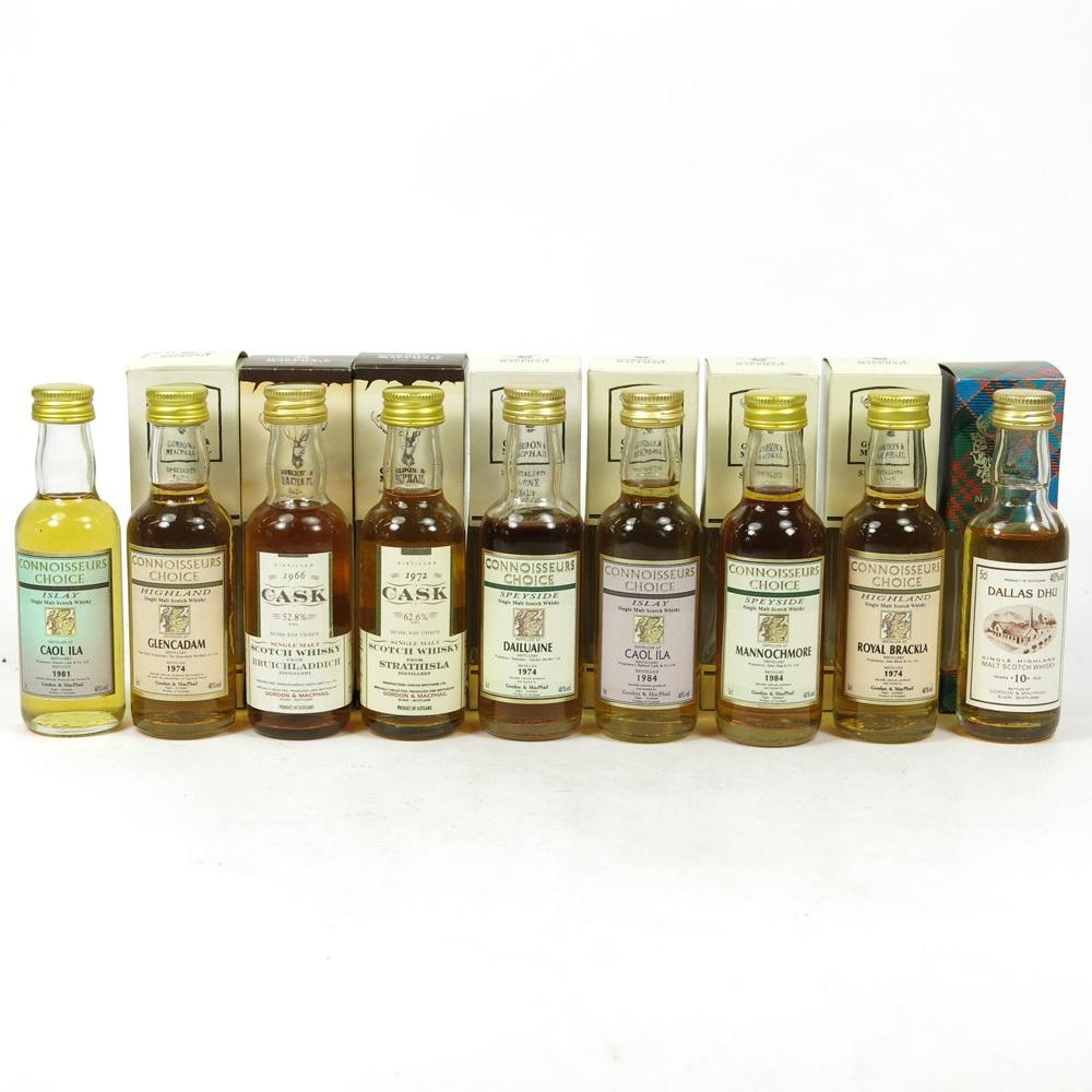 Gordon And Macphail Miniature Collection 9 x 5cl