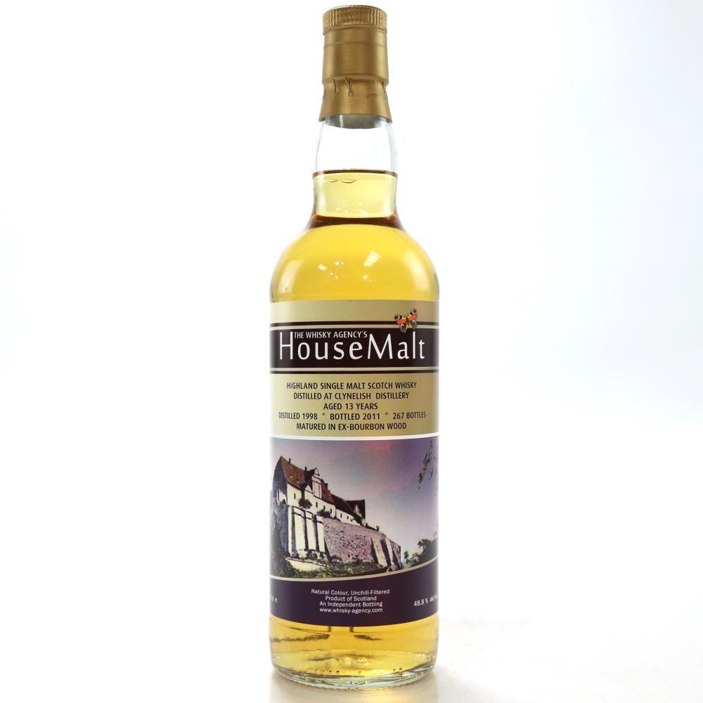 Clynelish 1998 Whisky Agency 13 Year Old / House Malt