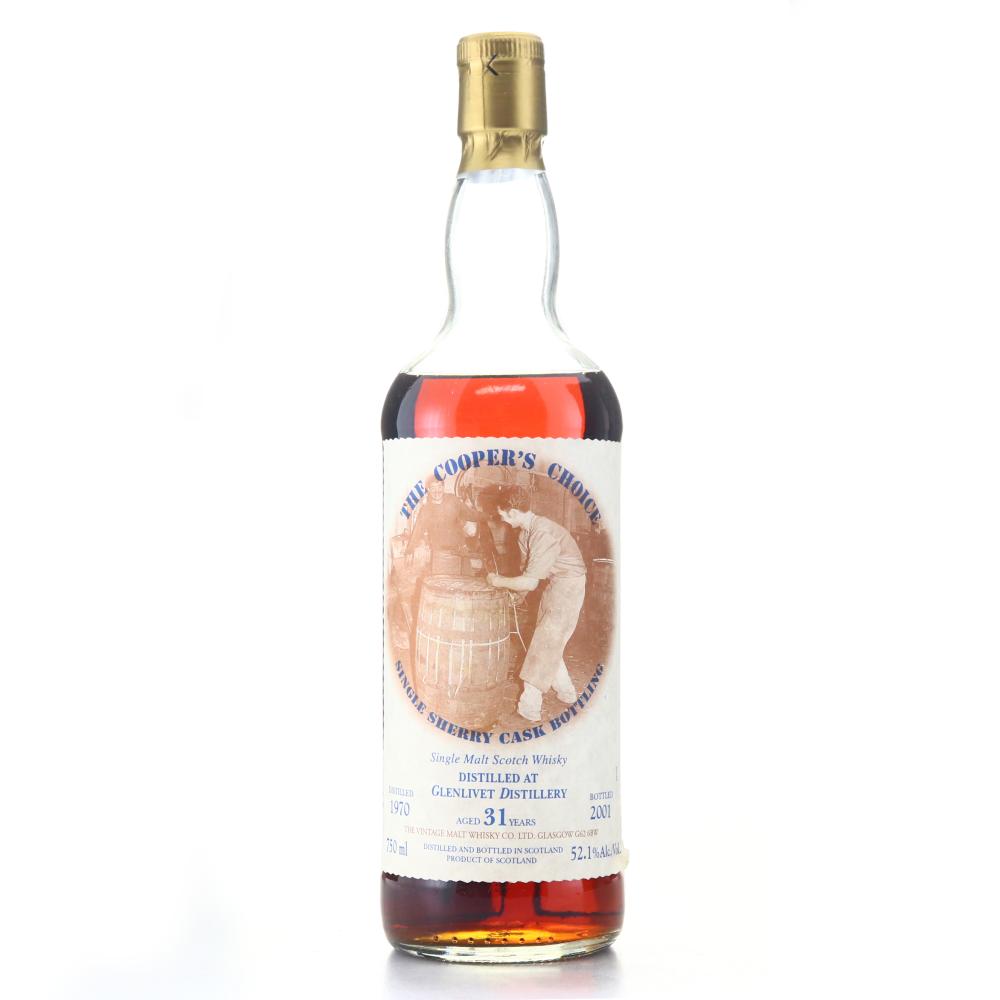 Glenlivet 1970 Cooper's Choice 31 Year Old Sherry Cask 75cl / US Import
