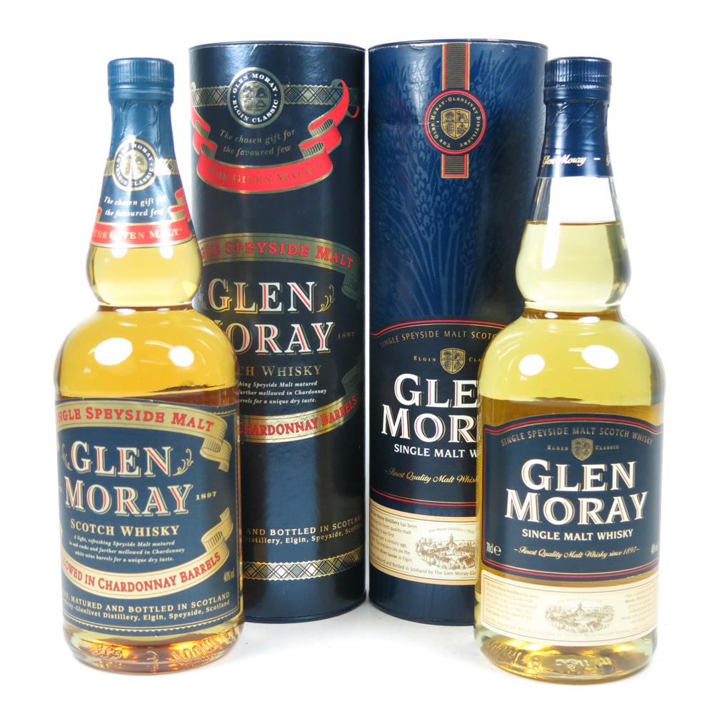 Glen Moray and Glen Moray Chardonnay 2 x 70cl