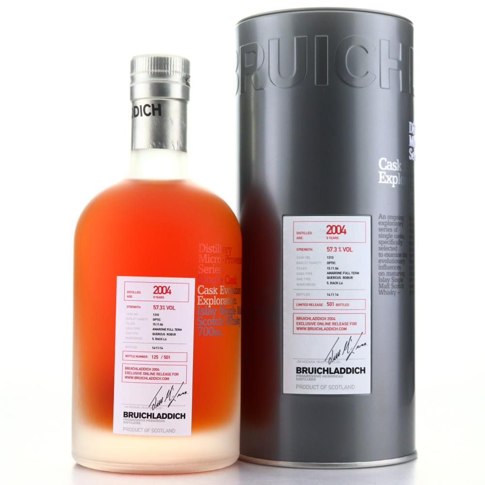 Bruichladdich 2004 Micro Provenance Single Cask 9 Year Old #1310 / Website Exclusive