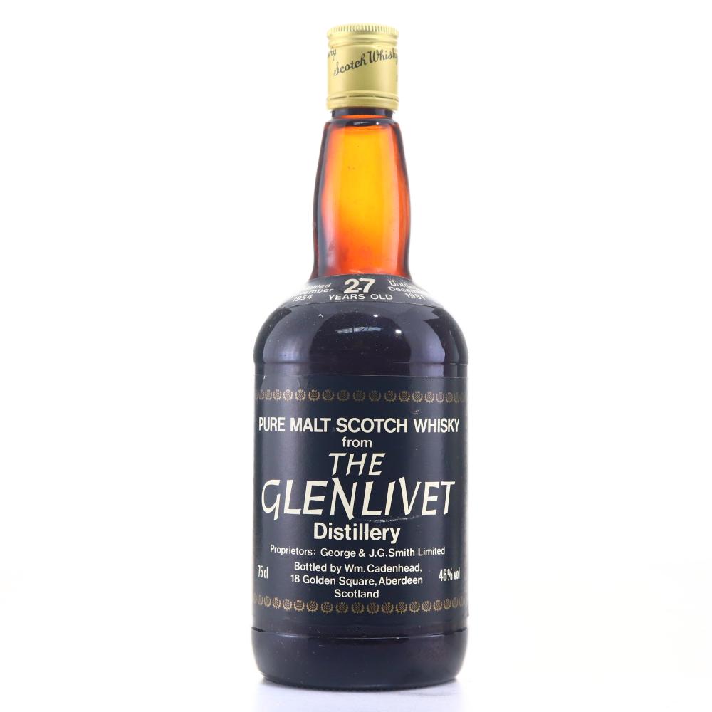Glenlivet 1954 Cadenhead's 27 Year Old