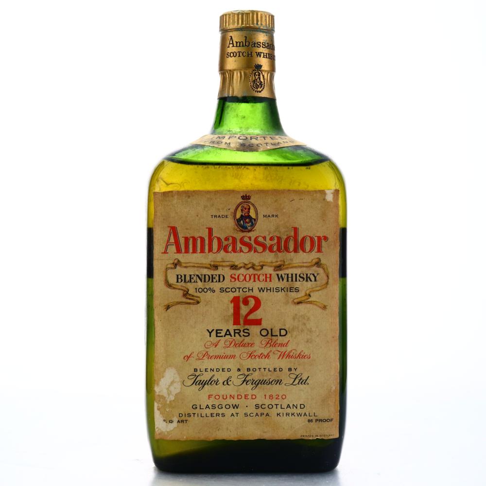 Ambassador 12 Year Old 1960s / London Airport Duty Free