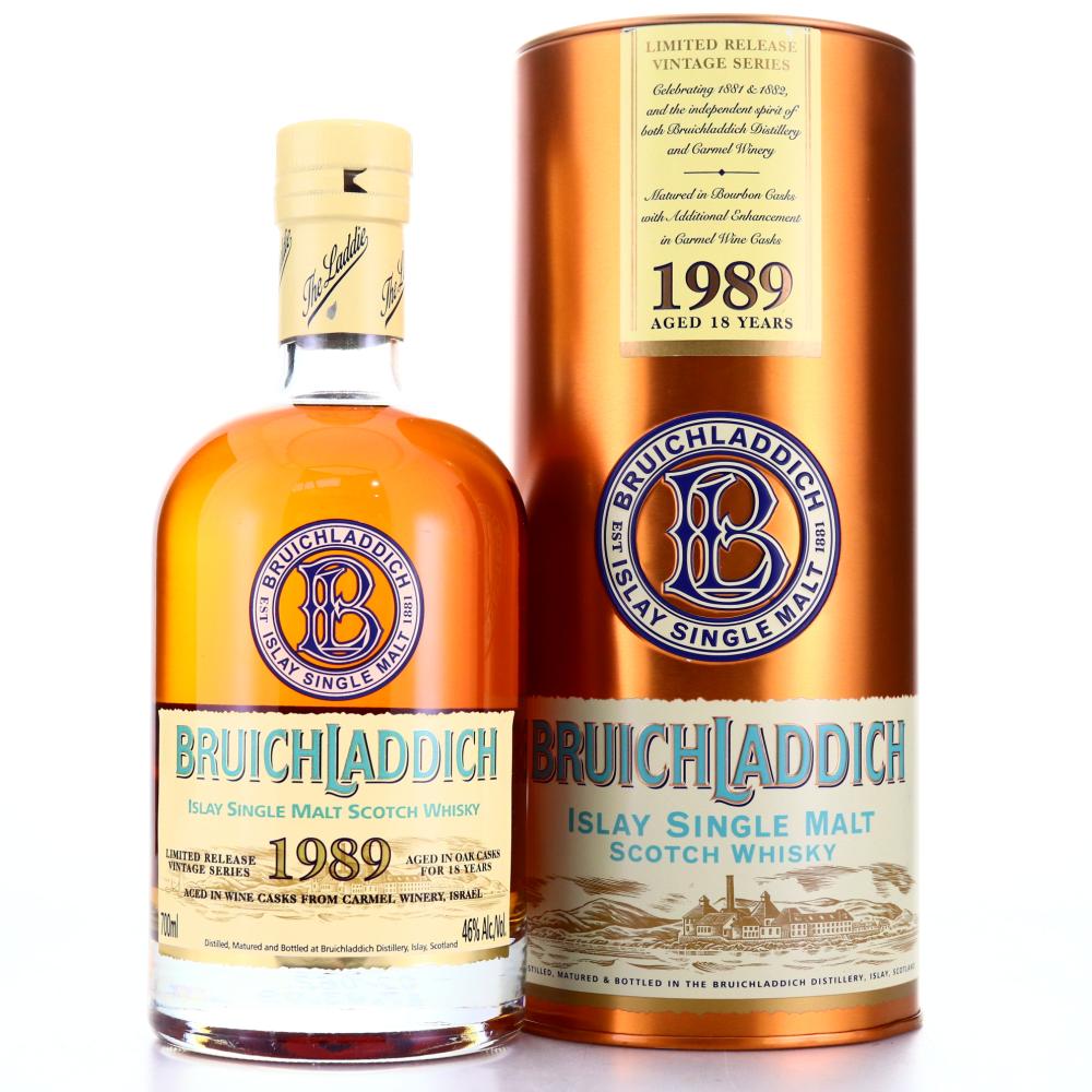 Bruichladdich 1989 Kosher Wine Finish 18 Year Old 