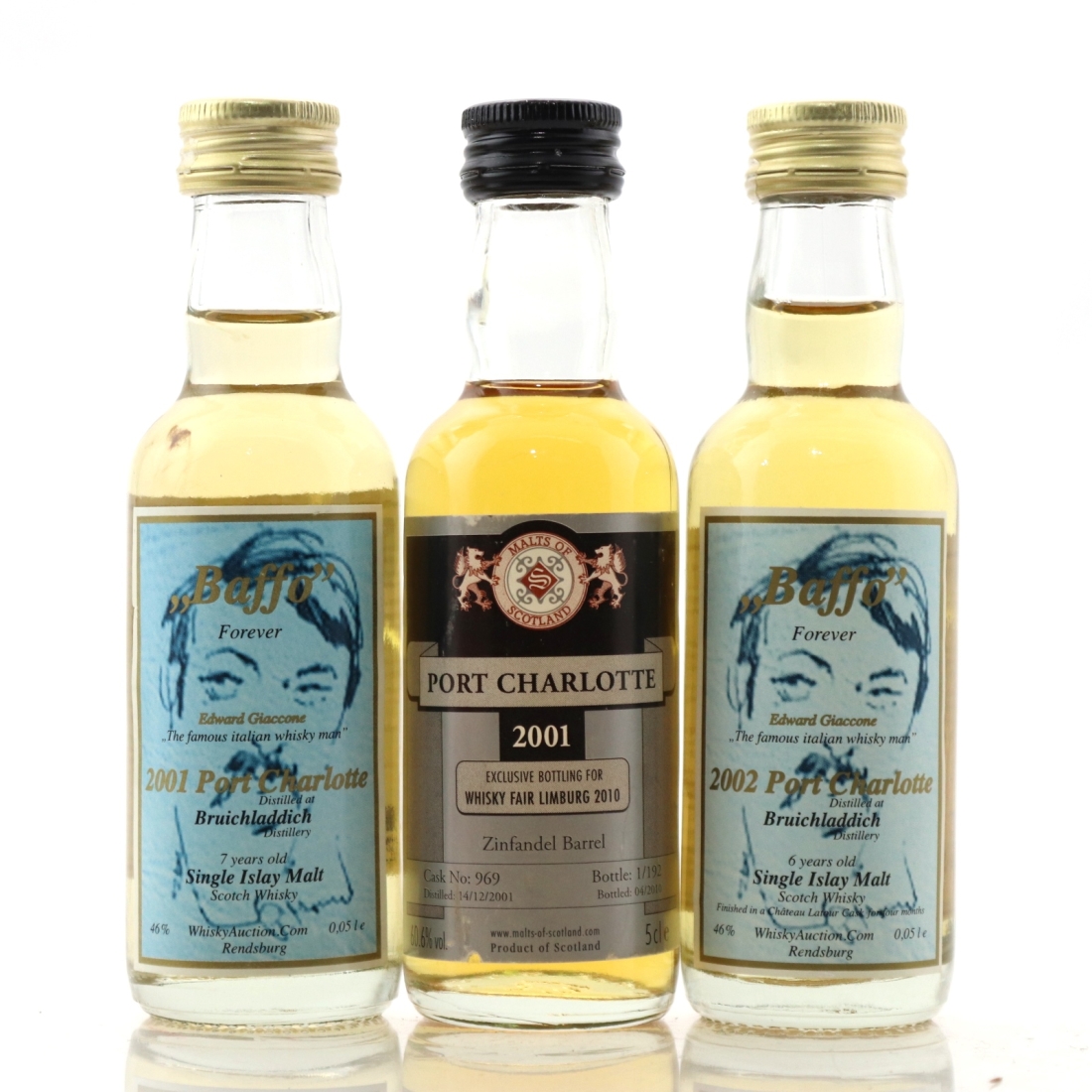 Port Charlotte Miniature 3 x 5cl