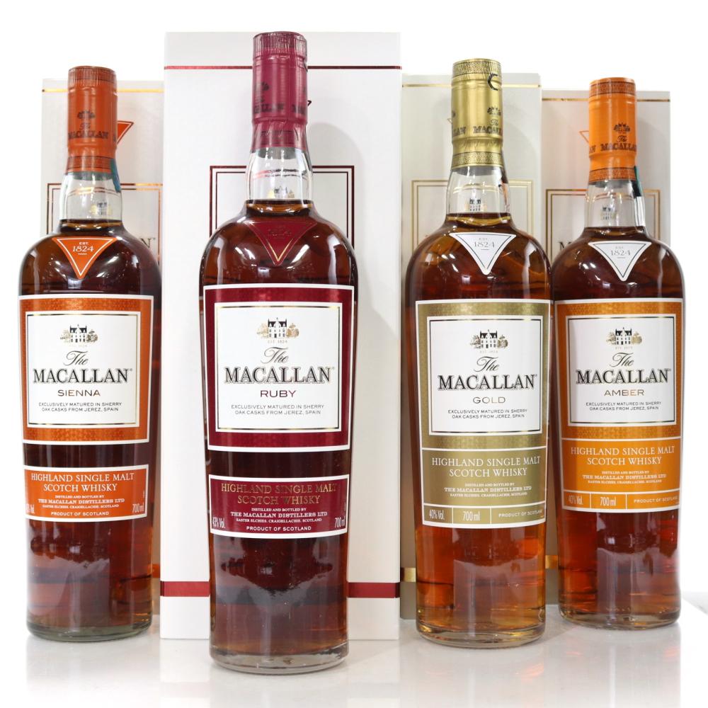 Macallan 1824 Complete Set / 4 x 70cl