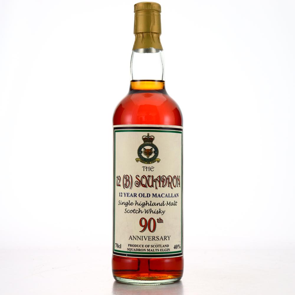 Macallan 12 Year Old 12 (3) Squadron 90th Anniversary