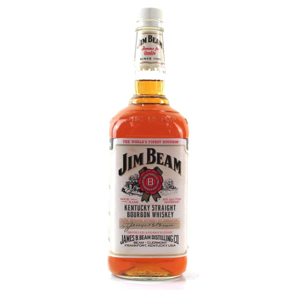 Jim Beam White Label 1 Litre 1980s
