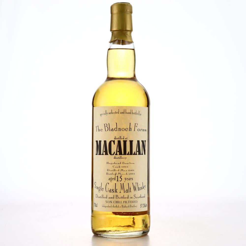 Macallan 1989 Bladnoch Forum Bottling 15 Year Old