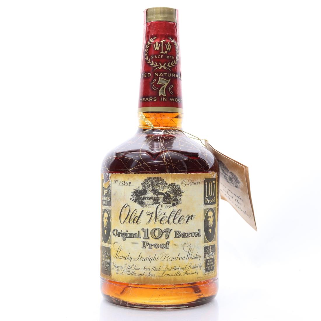 Old Weller 7 Year Old Original 107 Proof 1973 Whisky | Whisky Auctioneer