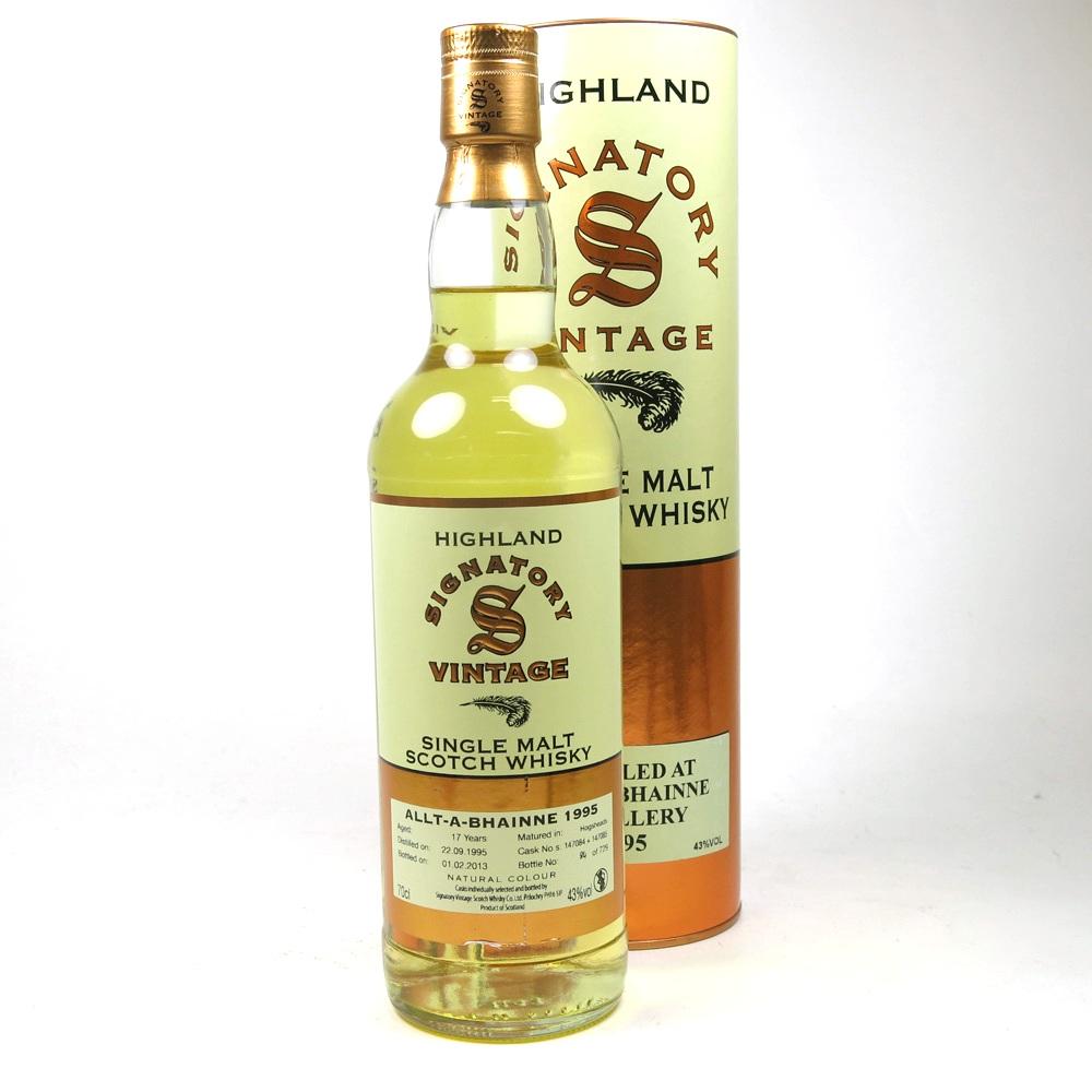 Allt A Bhainne 1995 Signatory Vintage 17 Year Old