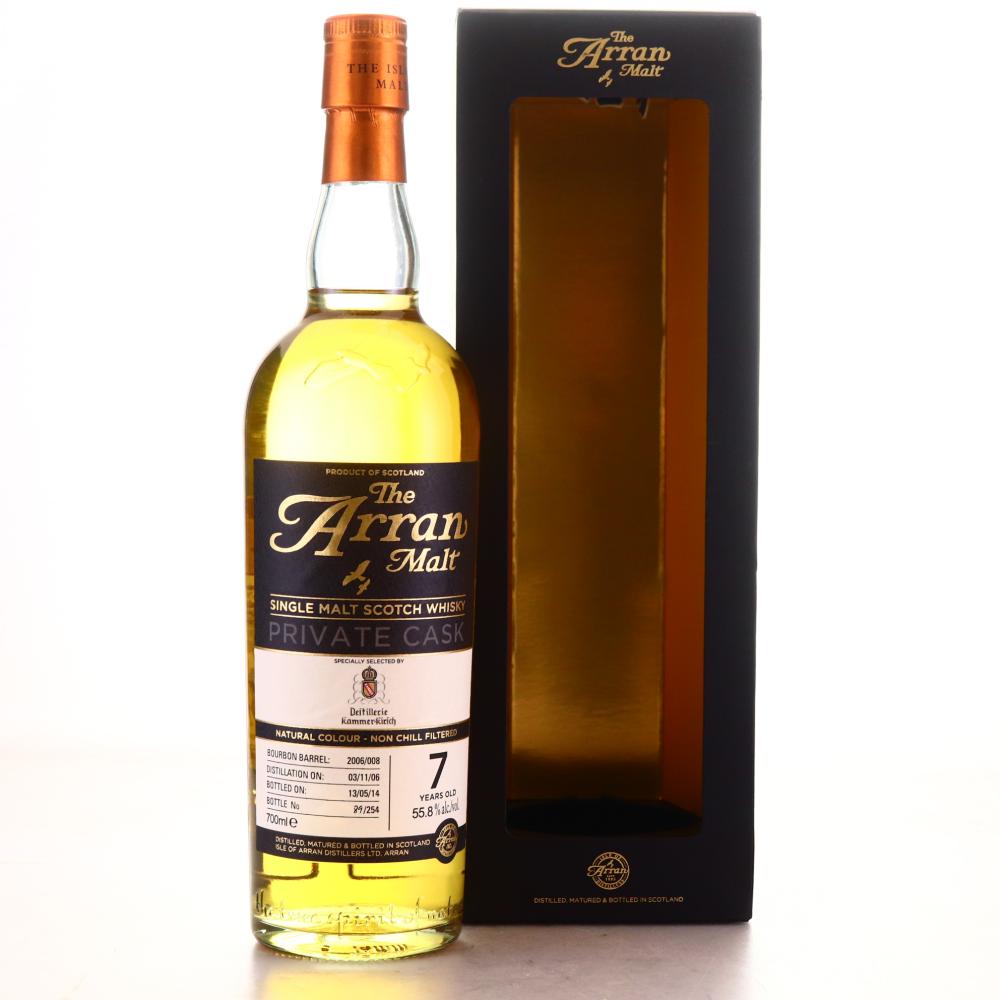 Arran 2006 Single Bourbon Cask 7 Year Old #008 / Kammer-Kirsch