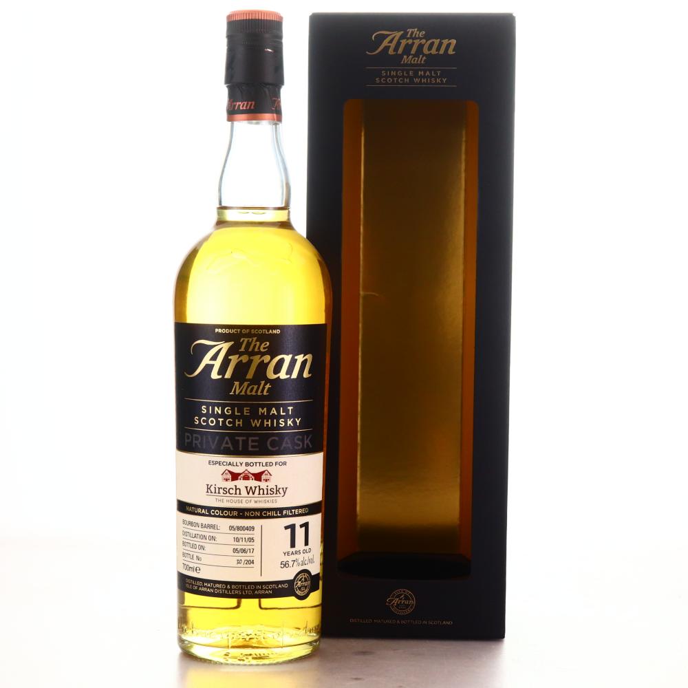 Arran 2005 Single Bourbon Cask 11 Year Old #800409 / Kirsch Whisky