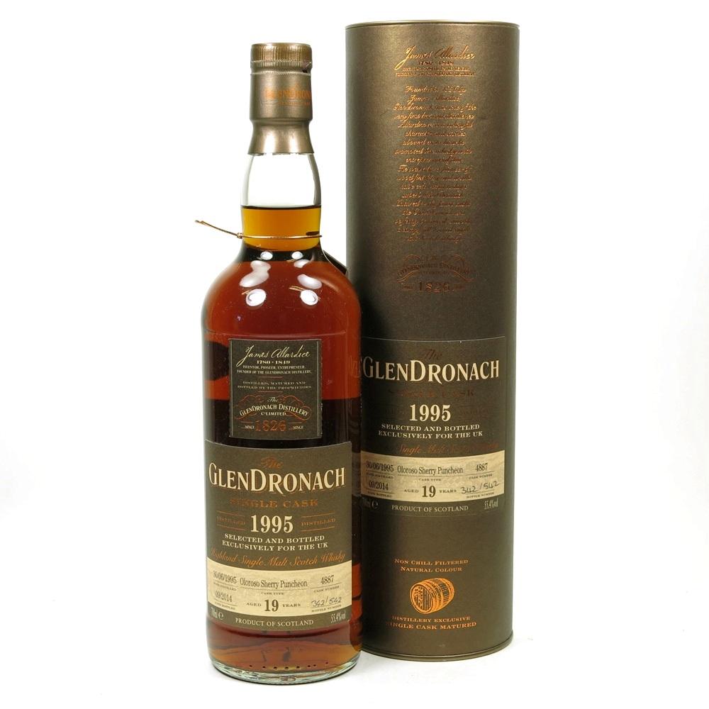 Glendronach 1995 Single Cask 19 Year Old  / UK Exclusive