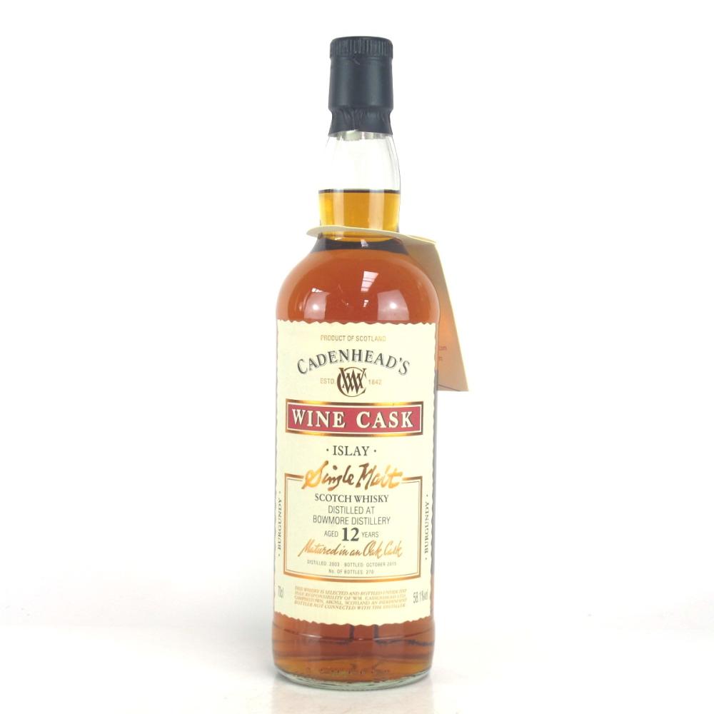 Bowmore 2003 Cadenhead's 12 Year Old / Wine Cask