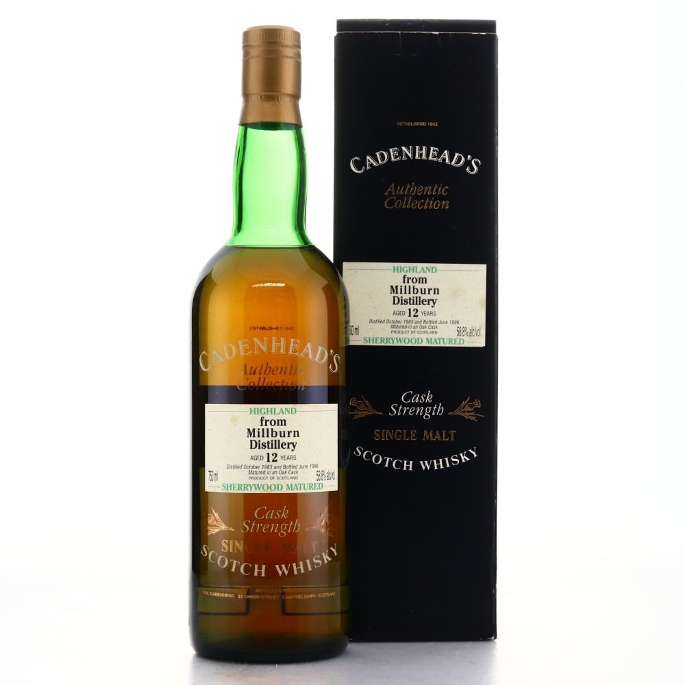 Millburn 1983 Cadenhead's 12 Year Old Sherry Wood 75cl