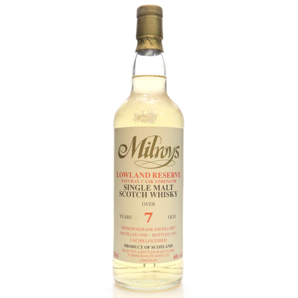 Rosebank 1990 Milroy's 7 Year Old