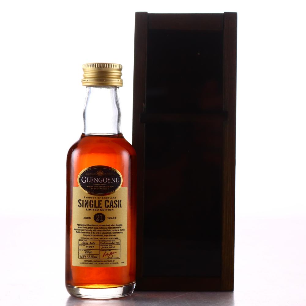 Glengoyne 1986 Single Cask 21 Year Old Miniature