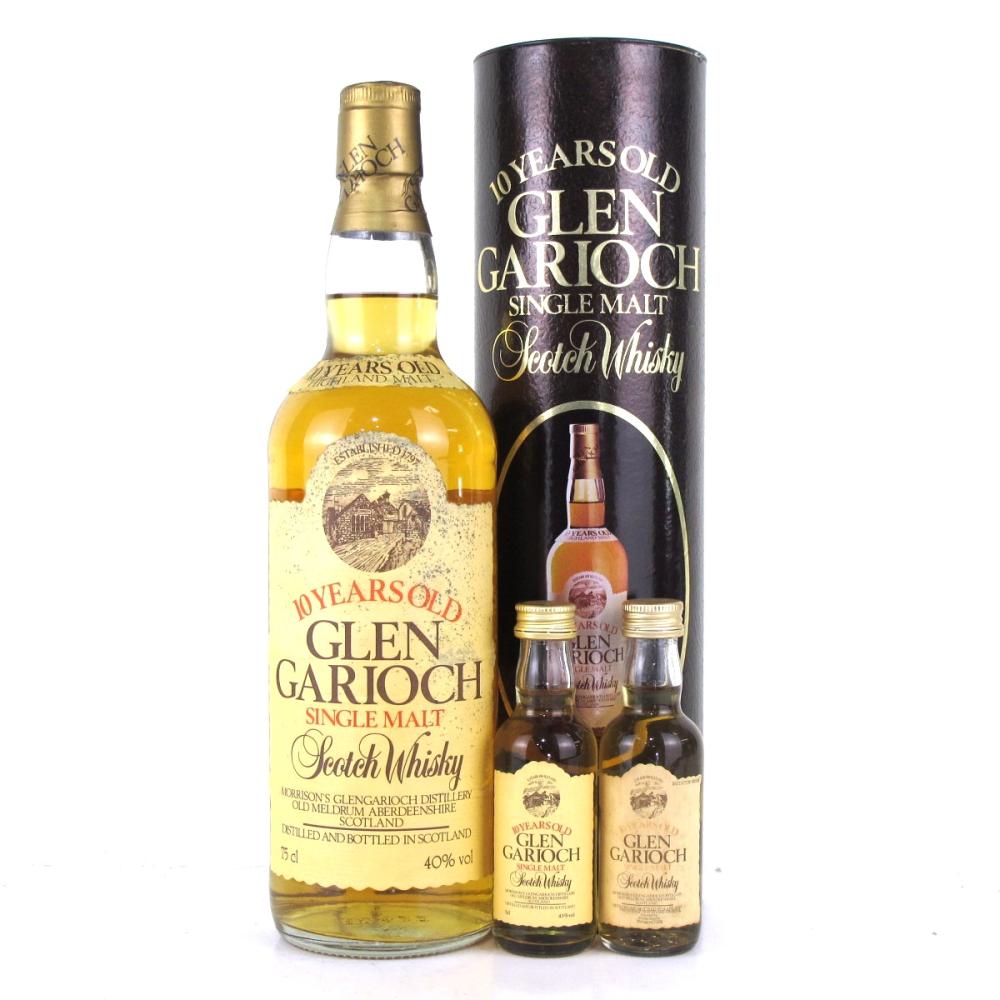 Glen Garioch 10 Year Old 1980s / includes 2 x Miniatures