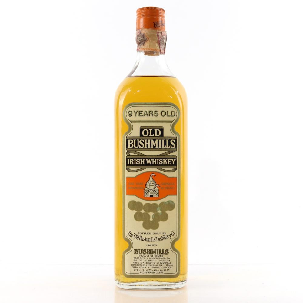 Old Bushmills 9 Year Old Irish Whiskey 1960s