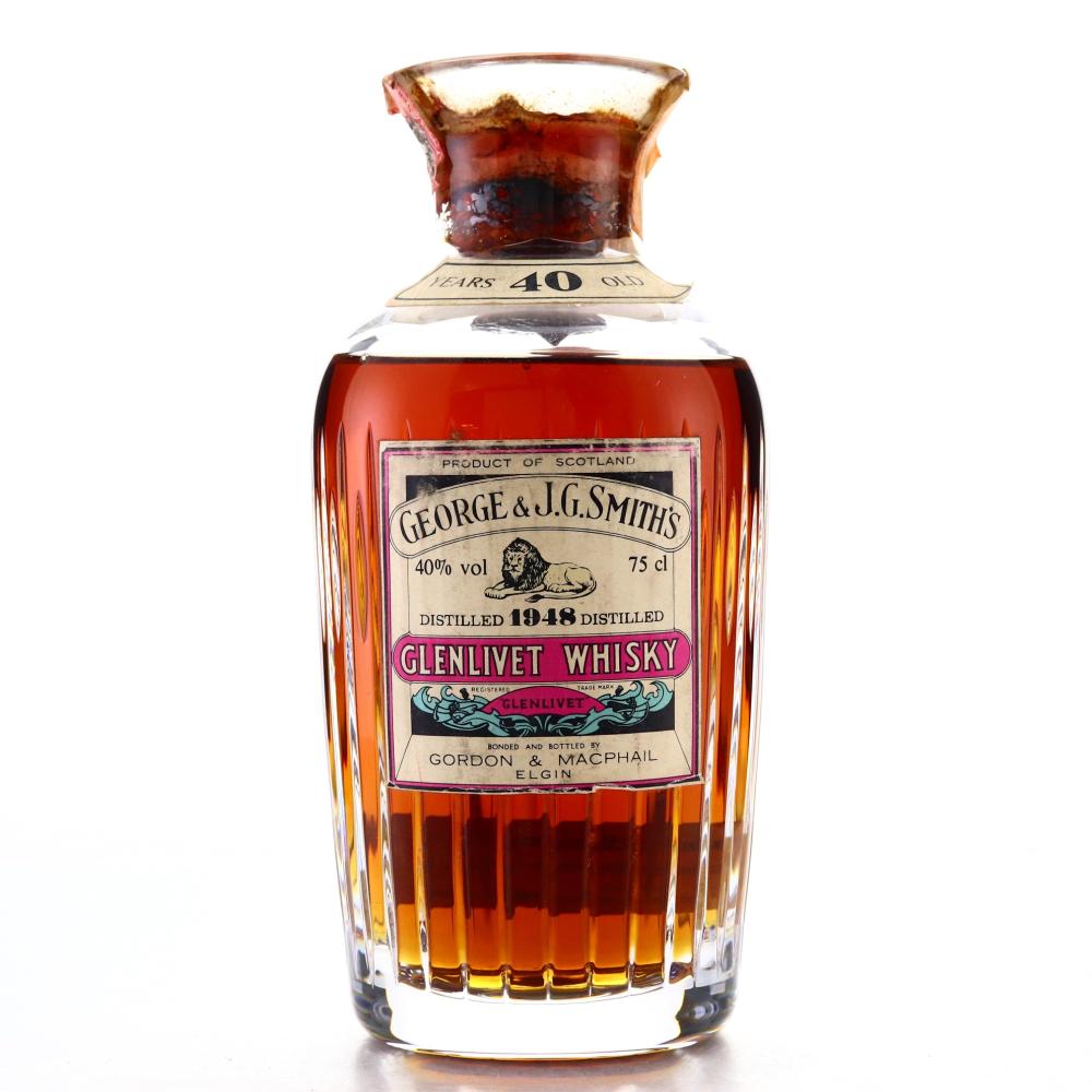Glenlivet 1948 Gordon and MacPhail 40 Year Old Decanter