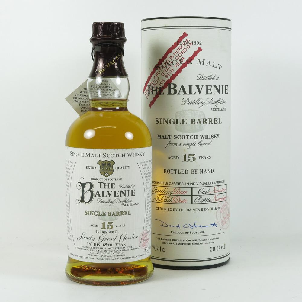 Balvenie 15 Year Old Sandy Grant Gordon Bottling
