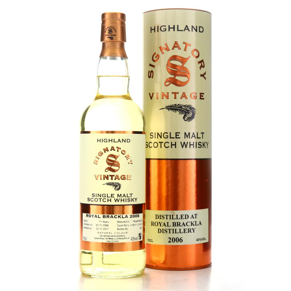 Royal Brackla 2006 Signatory Vintage 11 Year Old