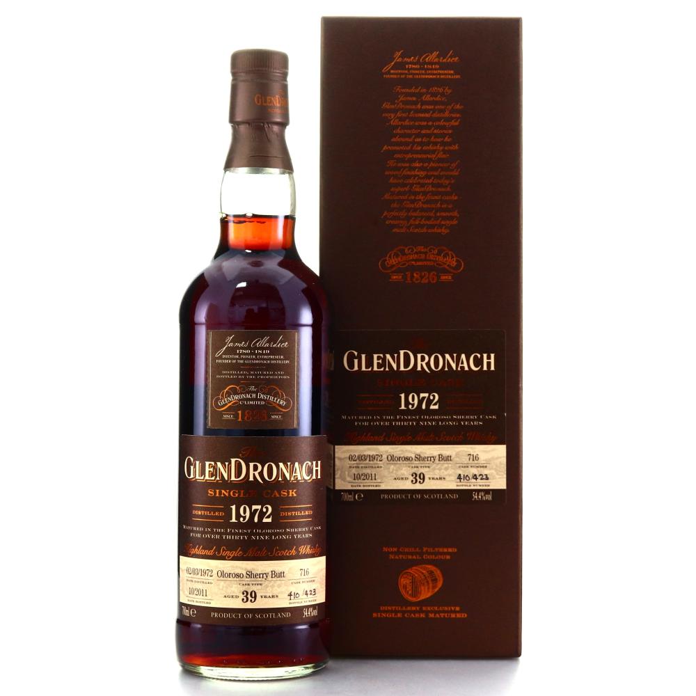 Glendronach 1972 Single Oloroso Cask 39 Year Old #716