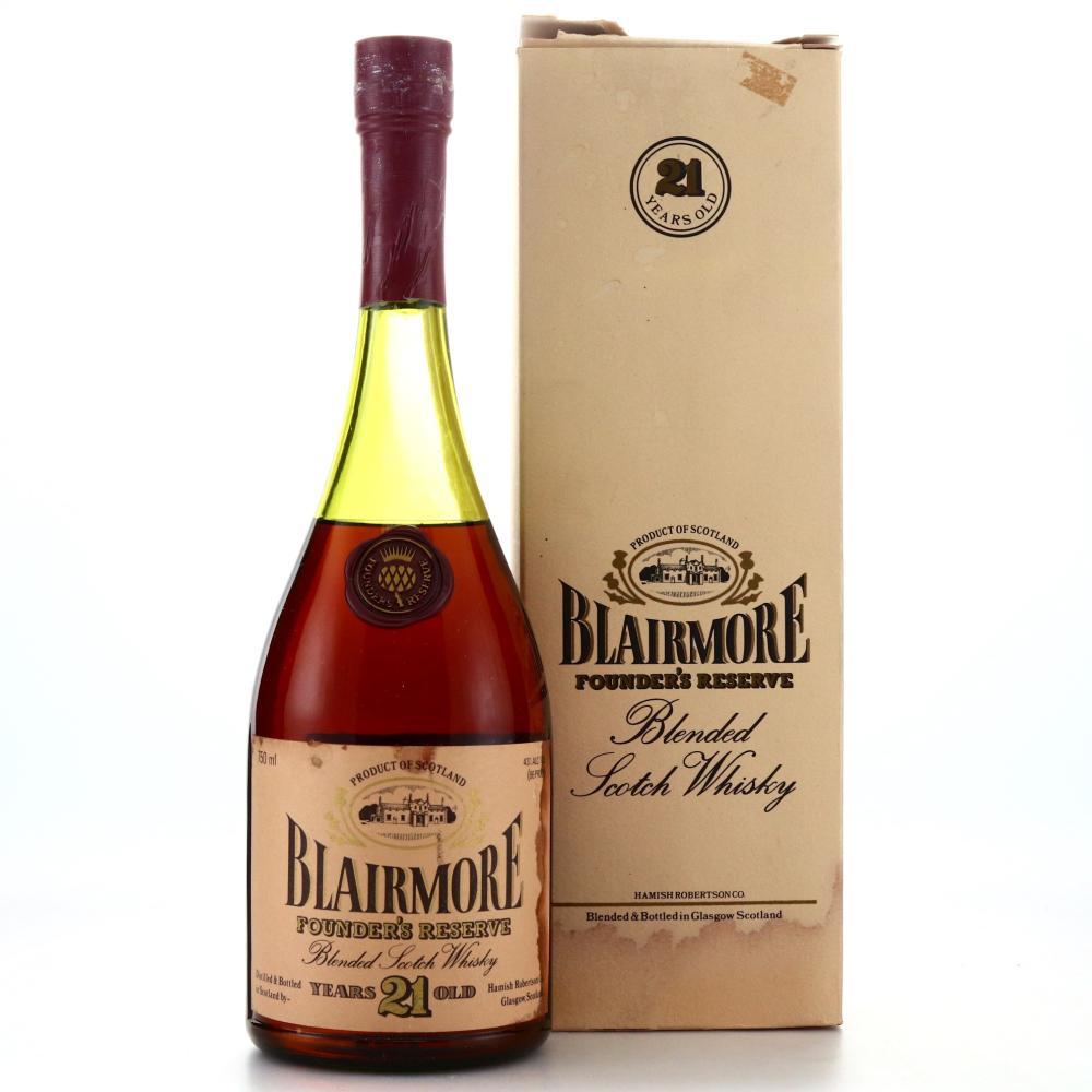 Blairmore 21 Year old Founder's Reserve 1980s / US Import