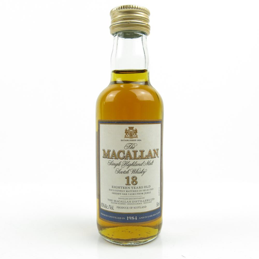 Macallan 18 Year Old 1984 Miniature 5cl