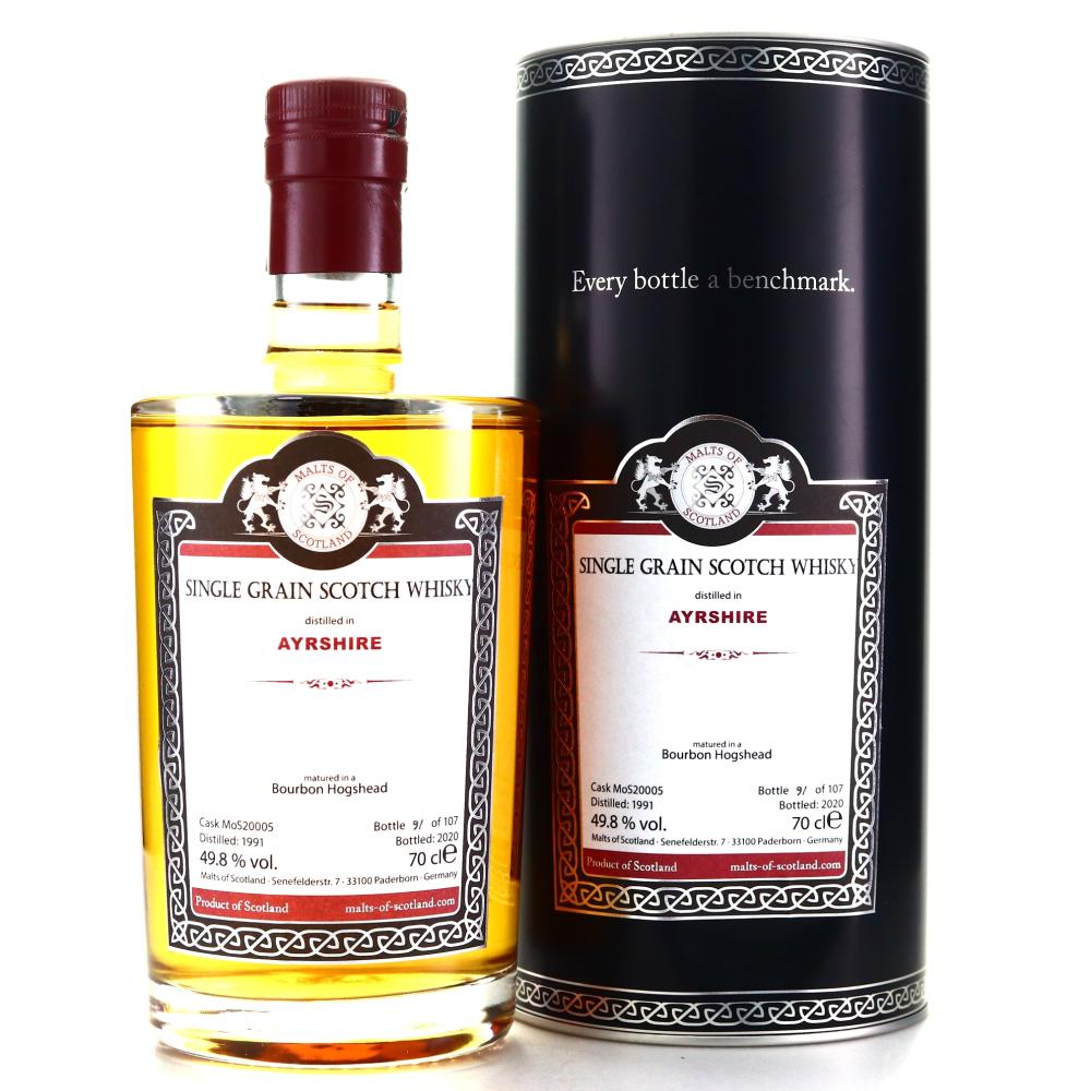 Girvan 'Ayrshire' 1991 Malts of Scotland Bourbon Hogshead