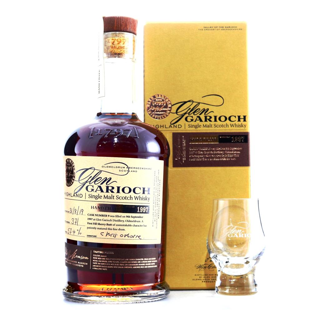 Glen Garioch 1997 Hand Filled 21 Year Old Cask #9 / 1st Fill Sherry Butt with Glass