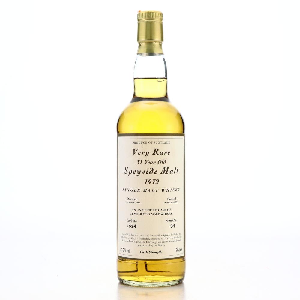 Glenlivet 1972 R.N. MacDonald & Co 31 Year Old