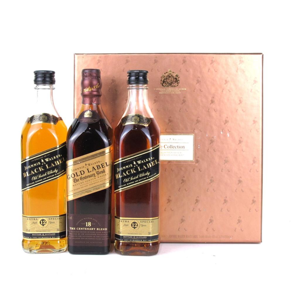 Johnnie Walker The Collection 3 x 20cl / Black Label & Gold Label