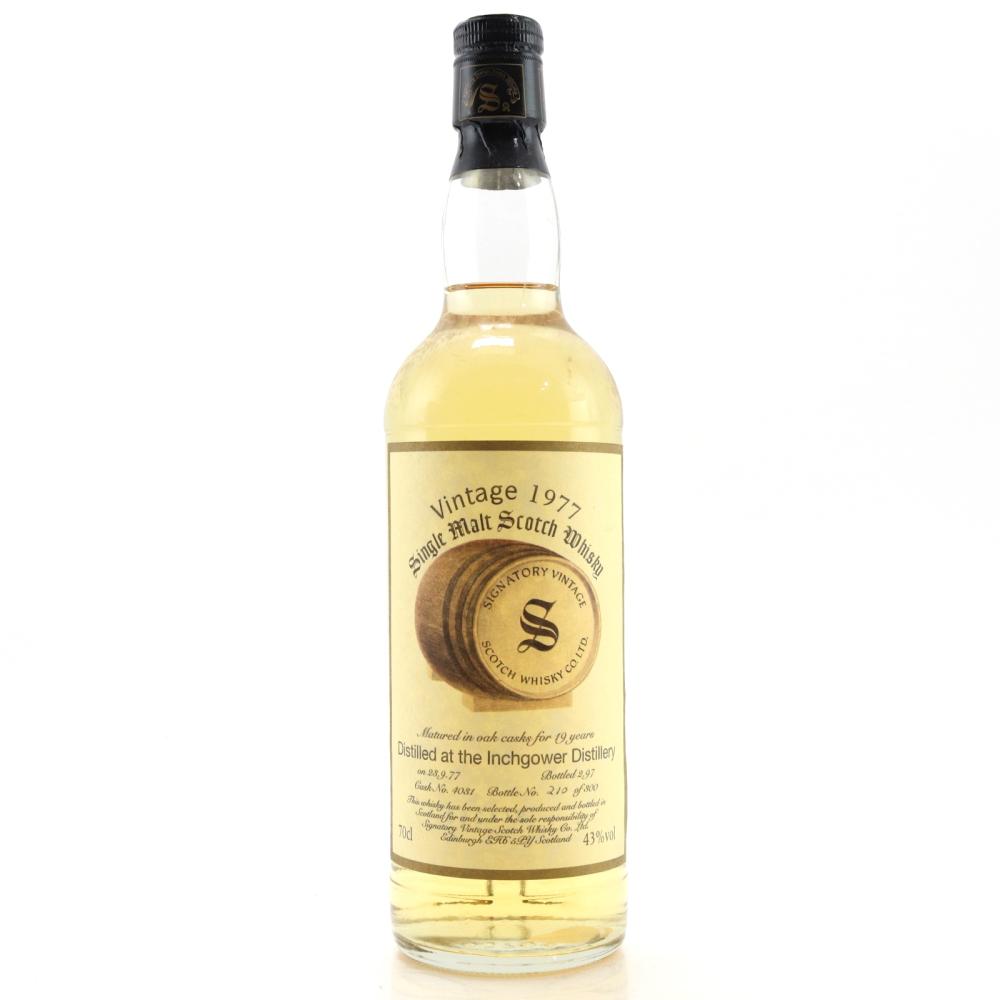 Inchgower 1977 Signatory Vintage 19 Year Old