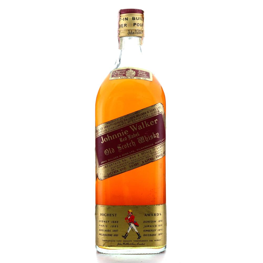 Johnnie Walker Red Label 2 Litre 1970s