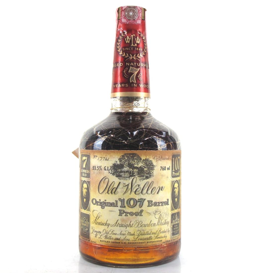 Old Weller Original 107 Barrel Proof 7 Year Old 1970s Whisky | Whisky